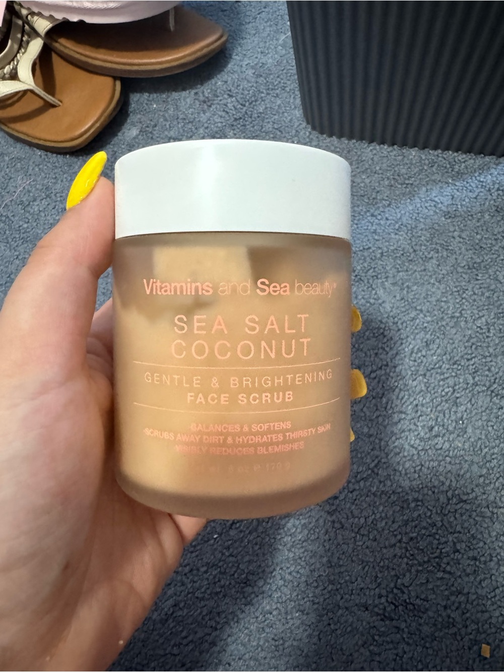 Sea Salt Coconut Gentle & Brightening Face Scrub - Coconut